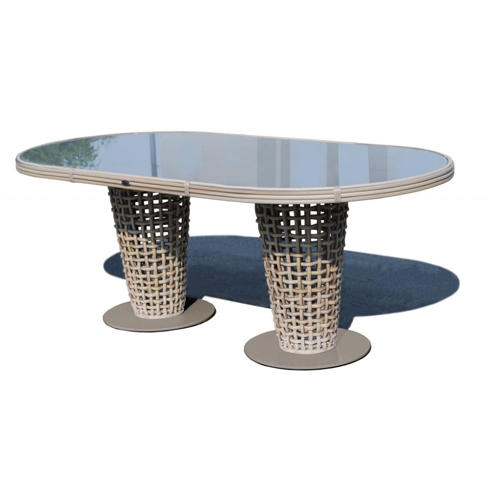 Dynasty Oval Dining Table 200 - Zzue Creation