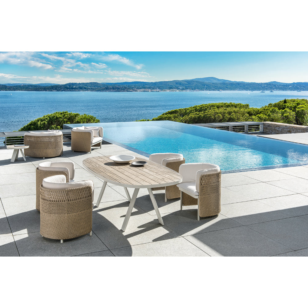 Esedra Oval Dining Table - Zzue Creation