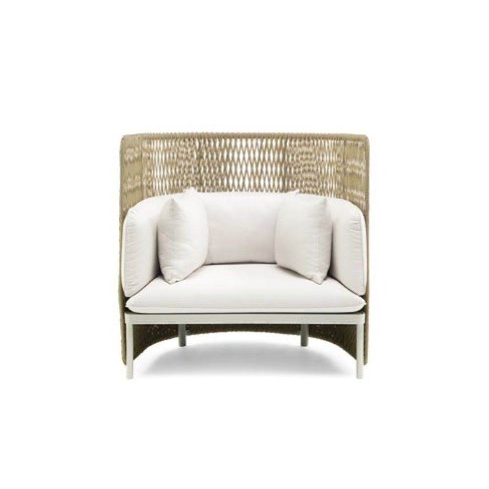 Esedra Highback Lounge Armchair - Zzue Creation