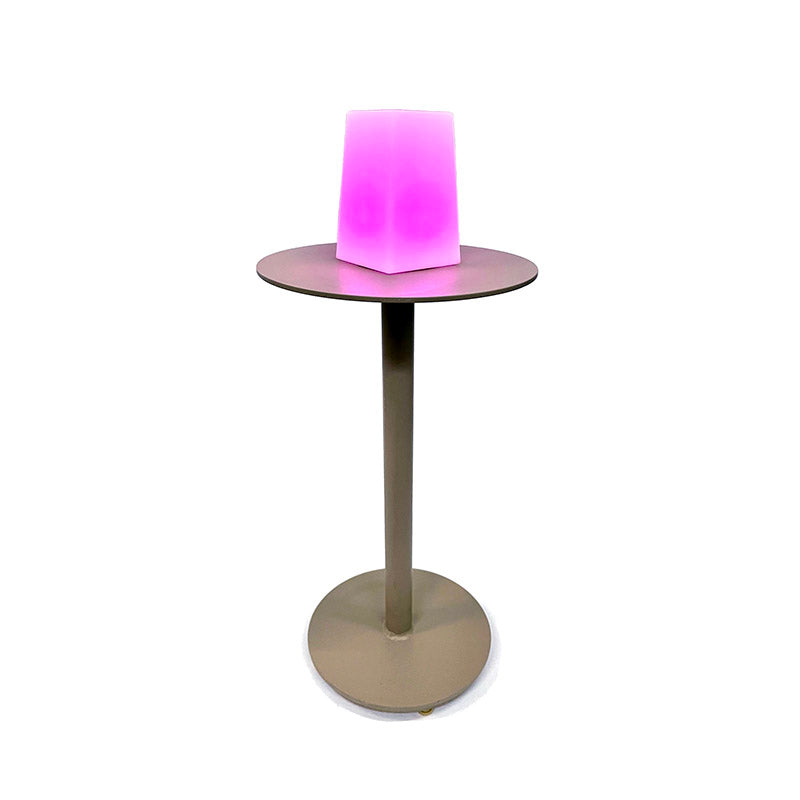 Side Table with Table Lamp - Zzue Creation