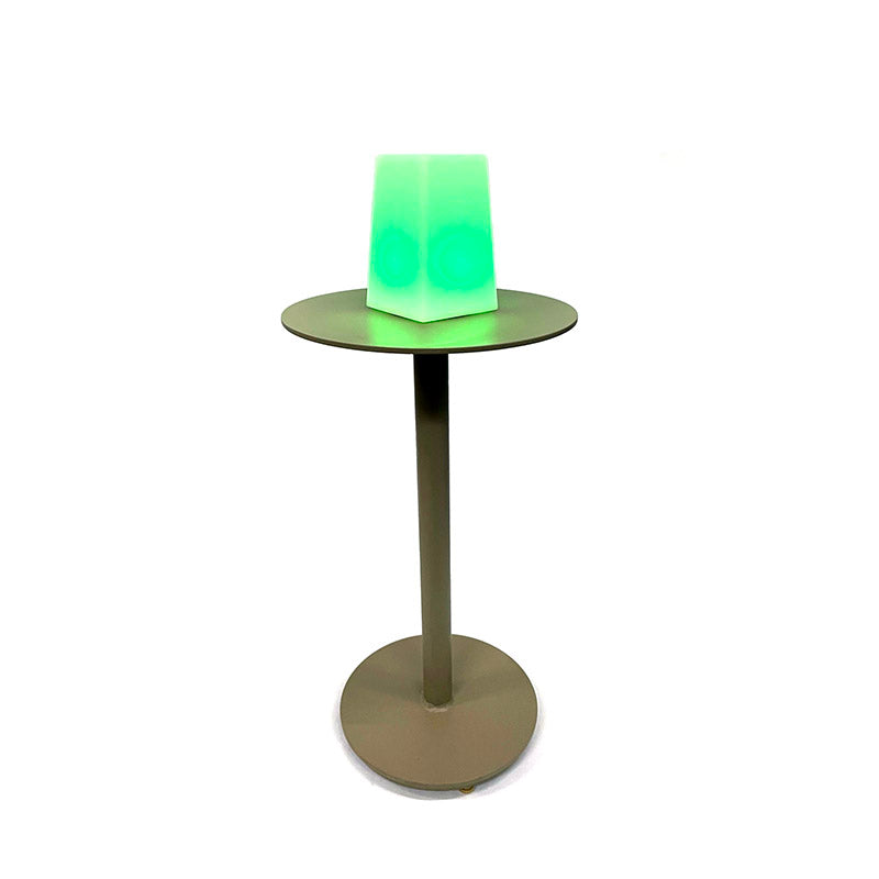 Side Table with Table Lamp - Zzue Creation