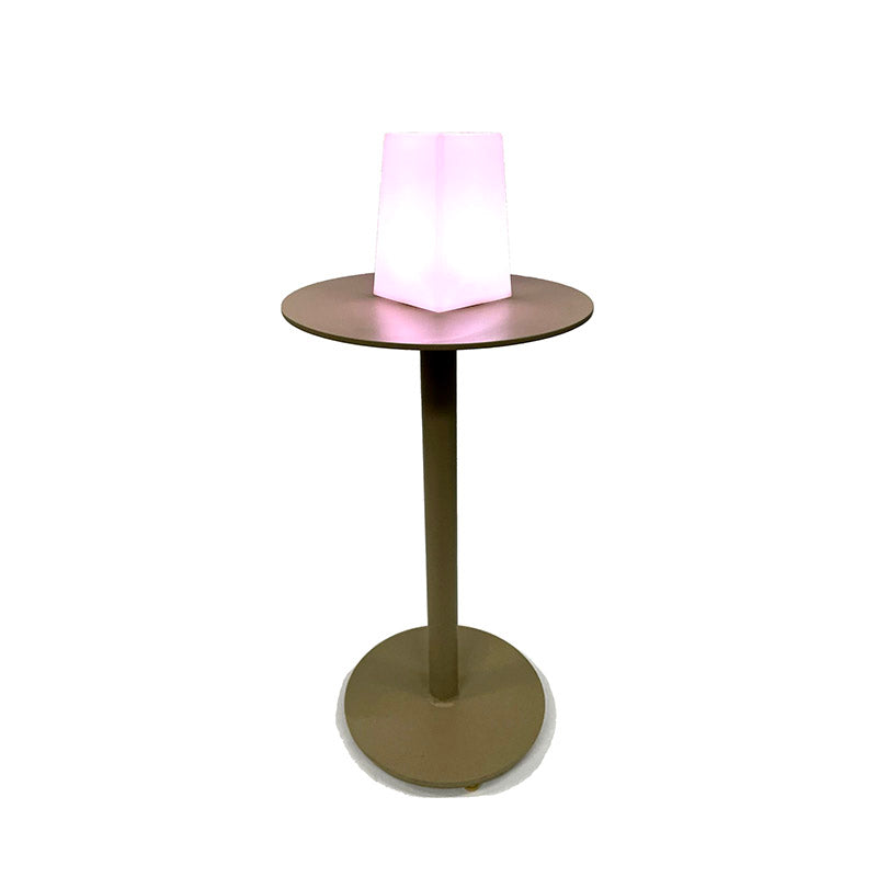 Side Table with Table Lamp - Zzue Creation