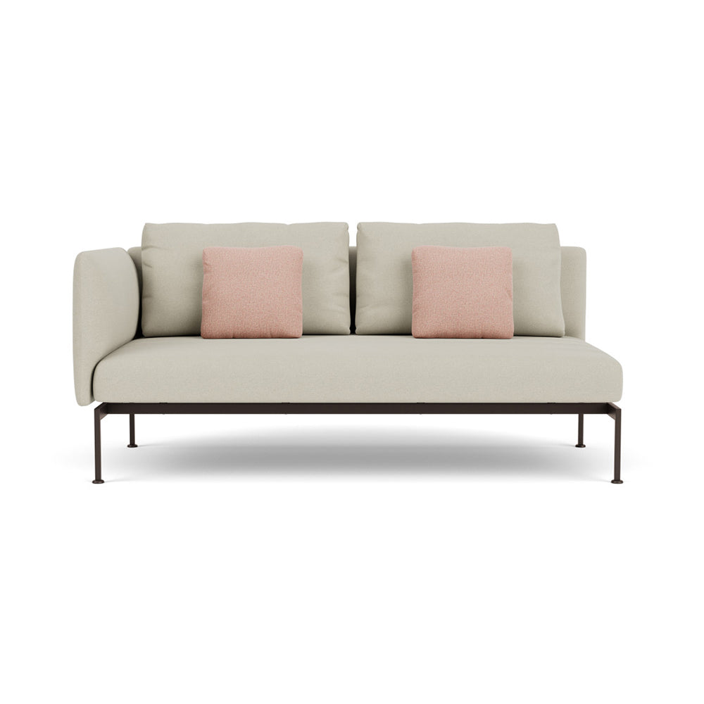 Layout Two Seater Sofa with High Right Arm - Zzue Creation