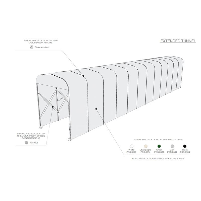 Ready Box 1 Tunnel with Nylon Wheels - Zzue Creation