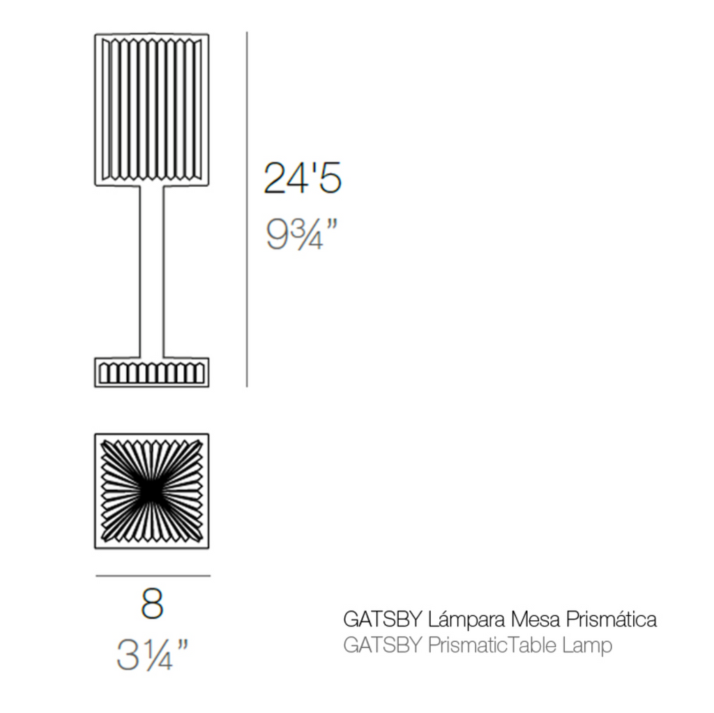 Gatsby Prisma Table Lamp - Zzue Creation