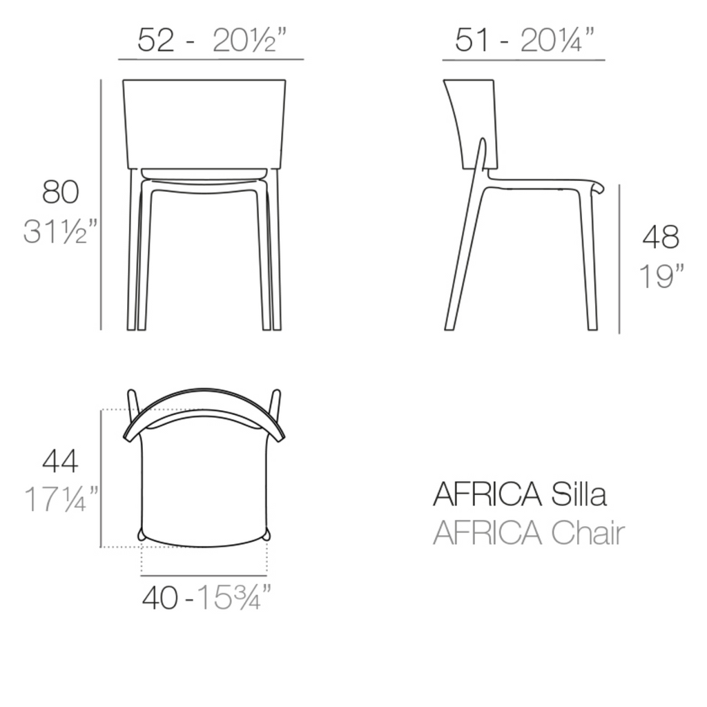 Africa Dinner Side Chair - Zzue Creation