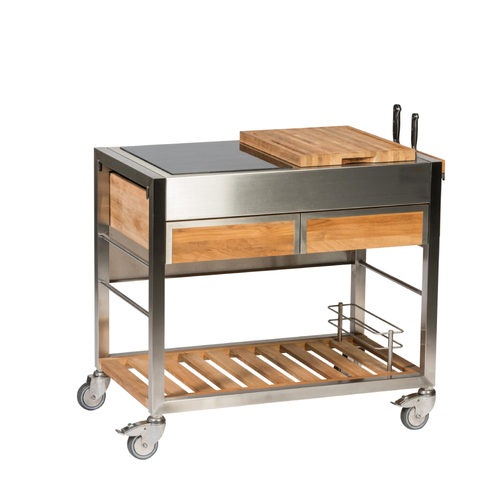 Tomboy Duo Electric BBQ Grill Cart - Zzue Creation
