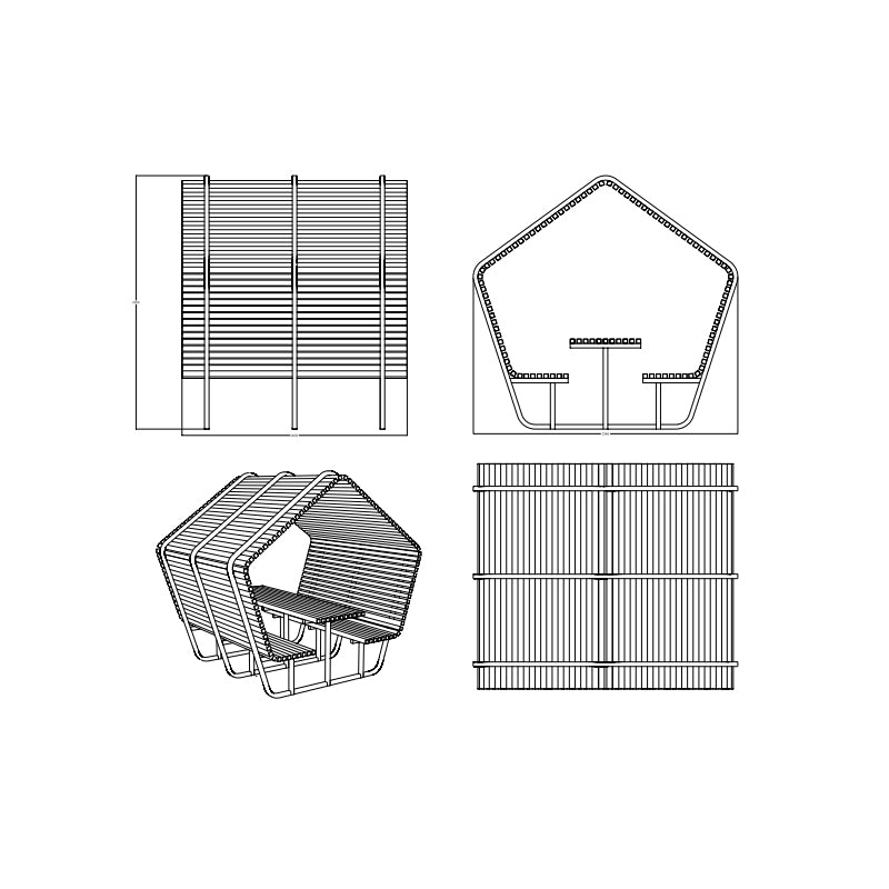 Urban Shelter Table Recy - Zzue Creation