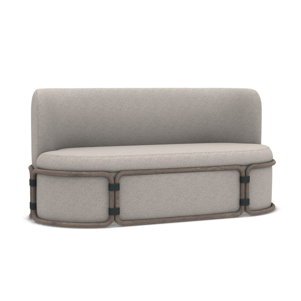 Rotin Two Seater Sofa without Arm - Zzue Creation