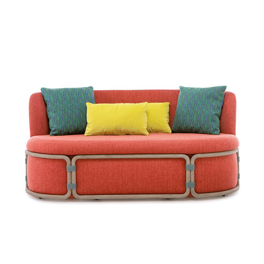 Rotin Two Seater Sofa without Arm - Zzue Creation