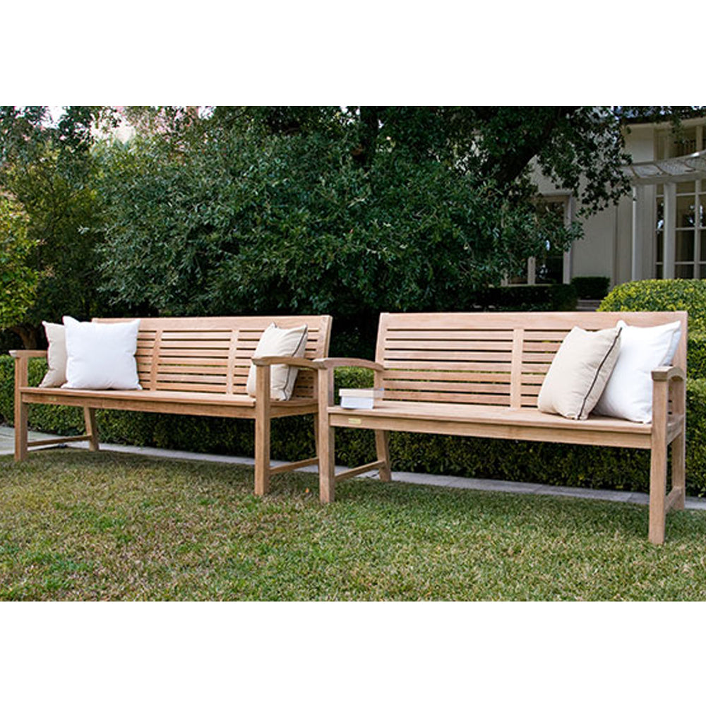 Abacus Two Seater Bench with Armrest - Zzue Creation