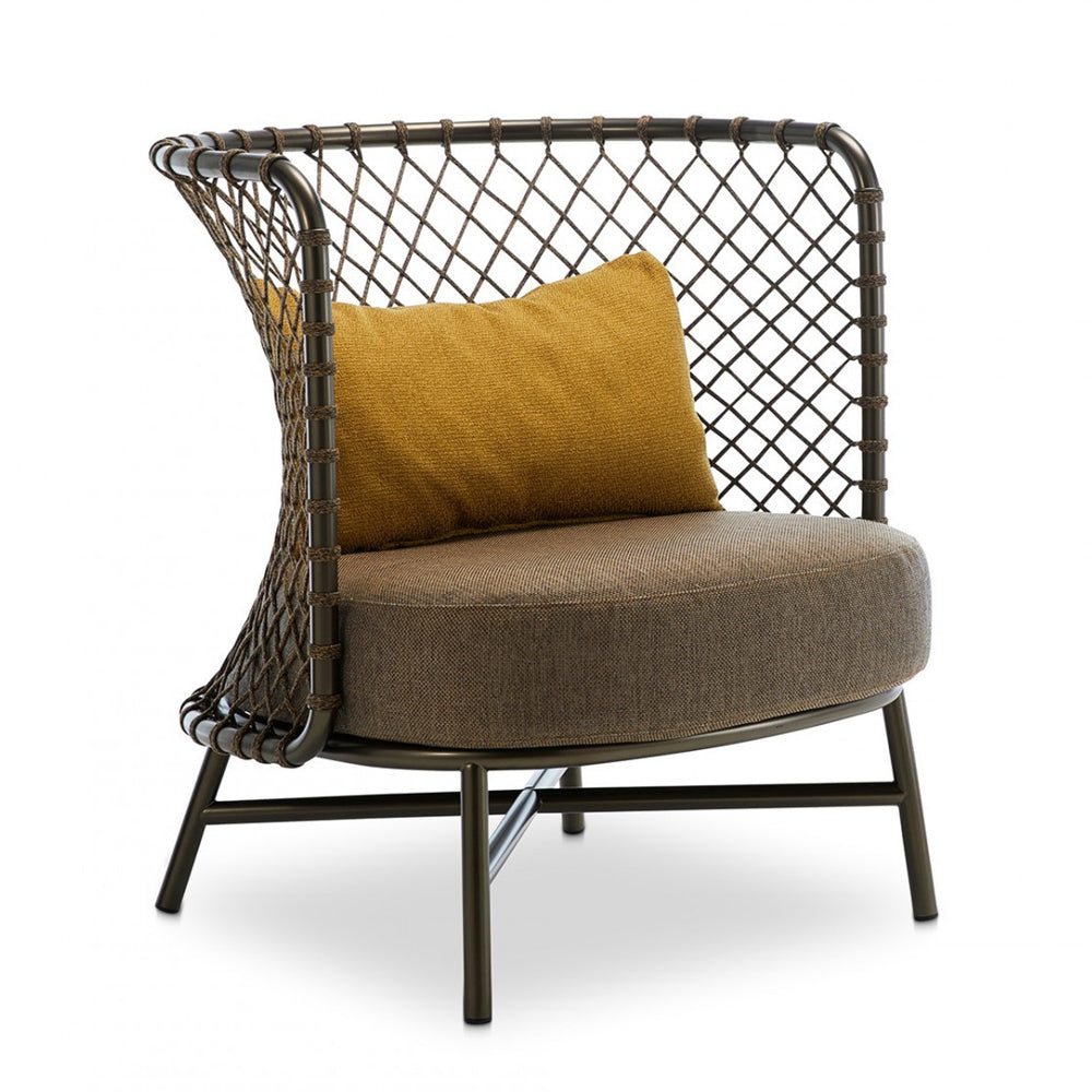 Charme Armchair in Bronze Frame - Zzue Creation