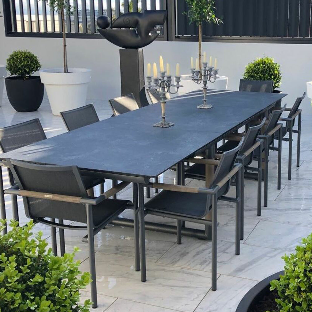 Bastingage Extending Rectangular Dining Table - Zzue Creation