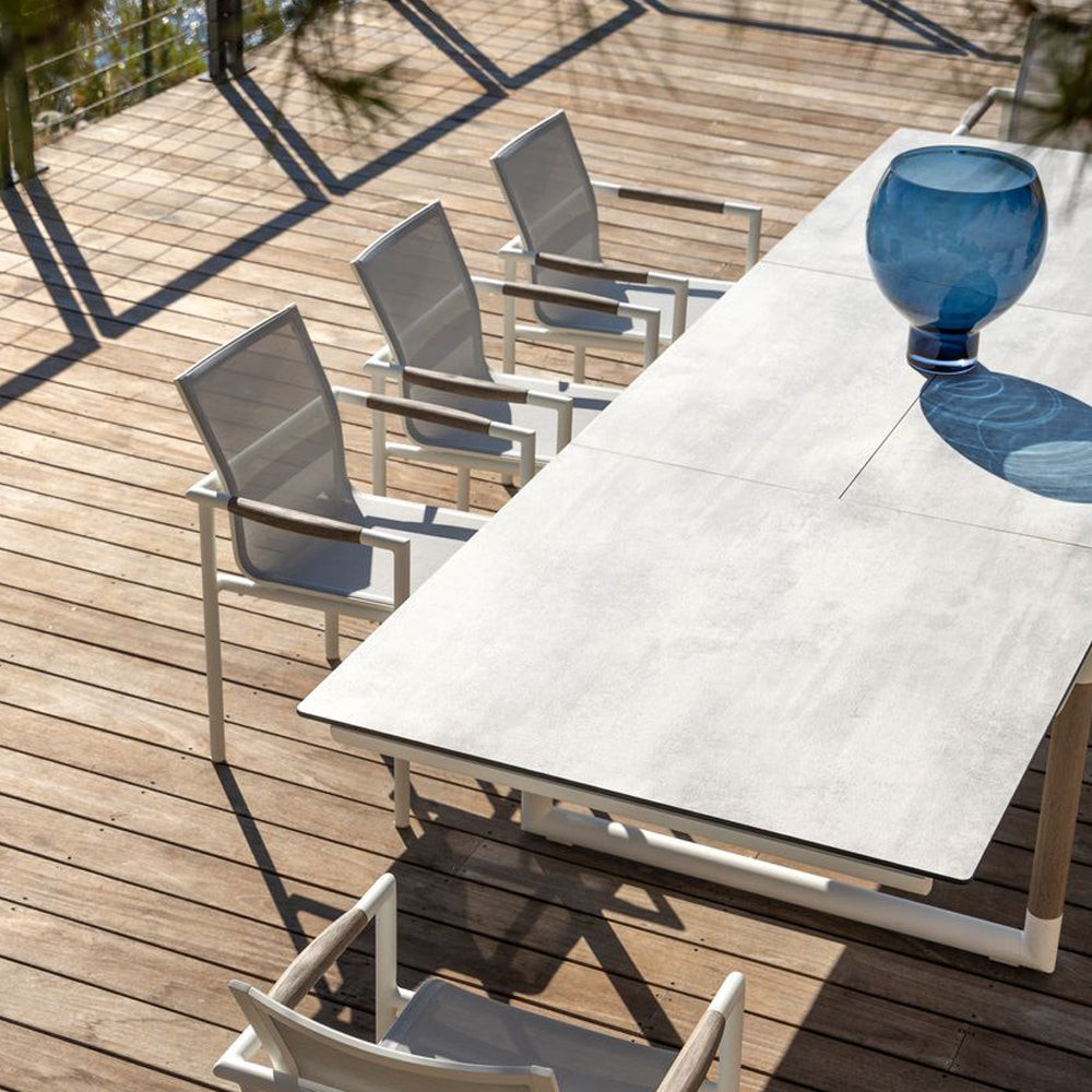 Bastingage Extending Rectangular Dining Table - Zzue Creation