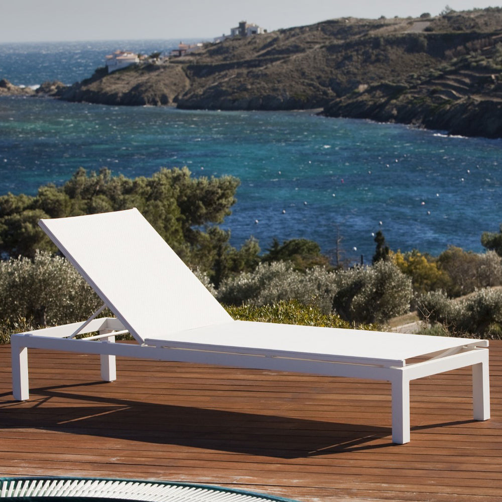 Cadzand Single Sun Lounger - Zzue Creation