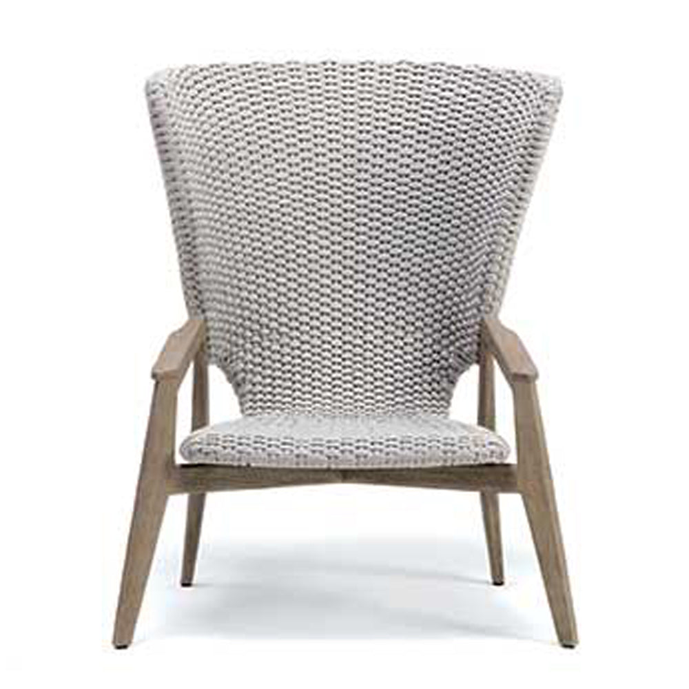 Knit High Back Lounge Armchair - Zzue Creation