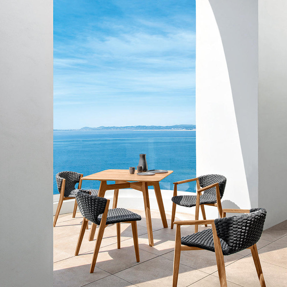 Knit Square Dining Table - Zzue Creation
