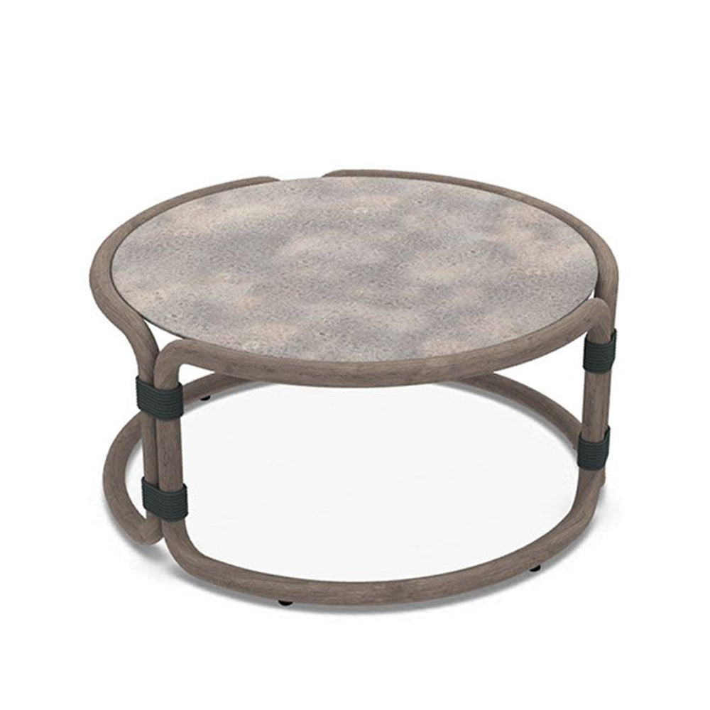 Rotin Large Round Coffee Table - Zzue Creation
