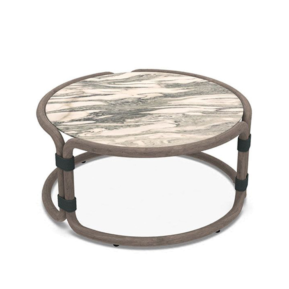 Rotin Large Round Coffee Table - Zzue Creation