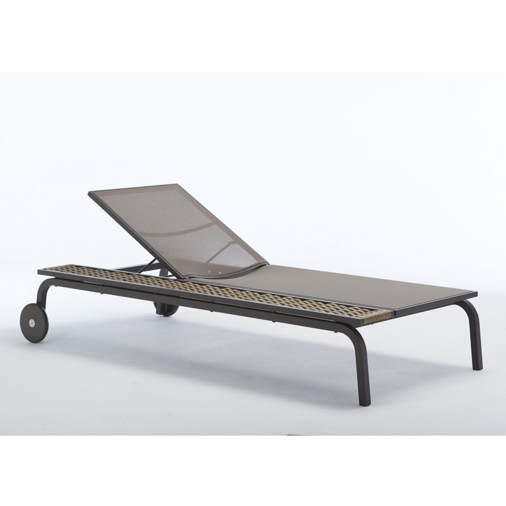 Portofino Sunbed Lounger with Wheels - Zzue Creation