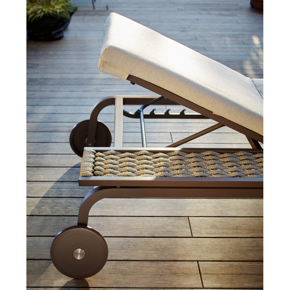 Portofino Sunbed Lounger with Wheels - Zzue Creation
