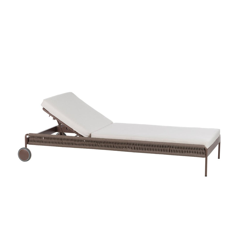 Weave Single Lounger with Wheels - Zzue Creation