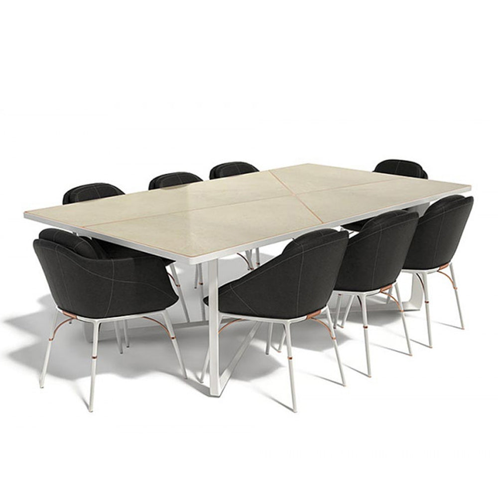 Nero Rectangular Dining Table - Zzue Creation