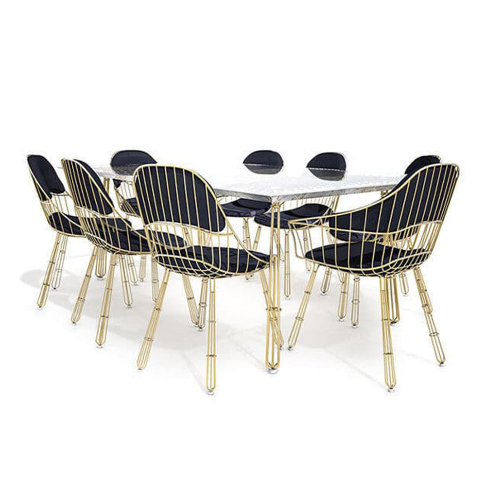 Nodo Dining Side Chair without Arm - Zzue Creation