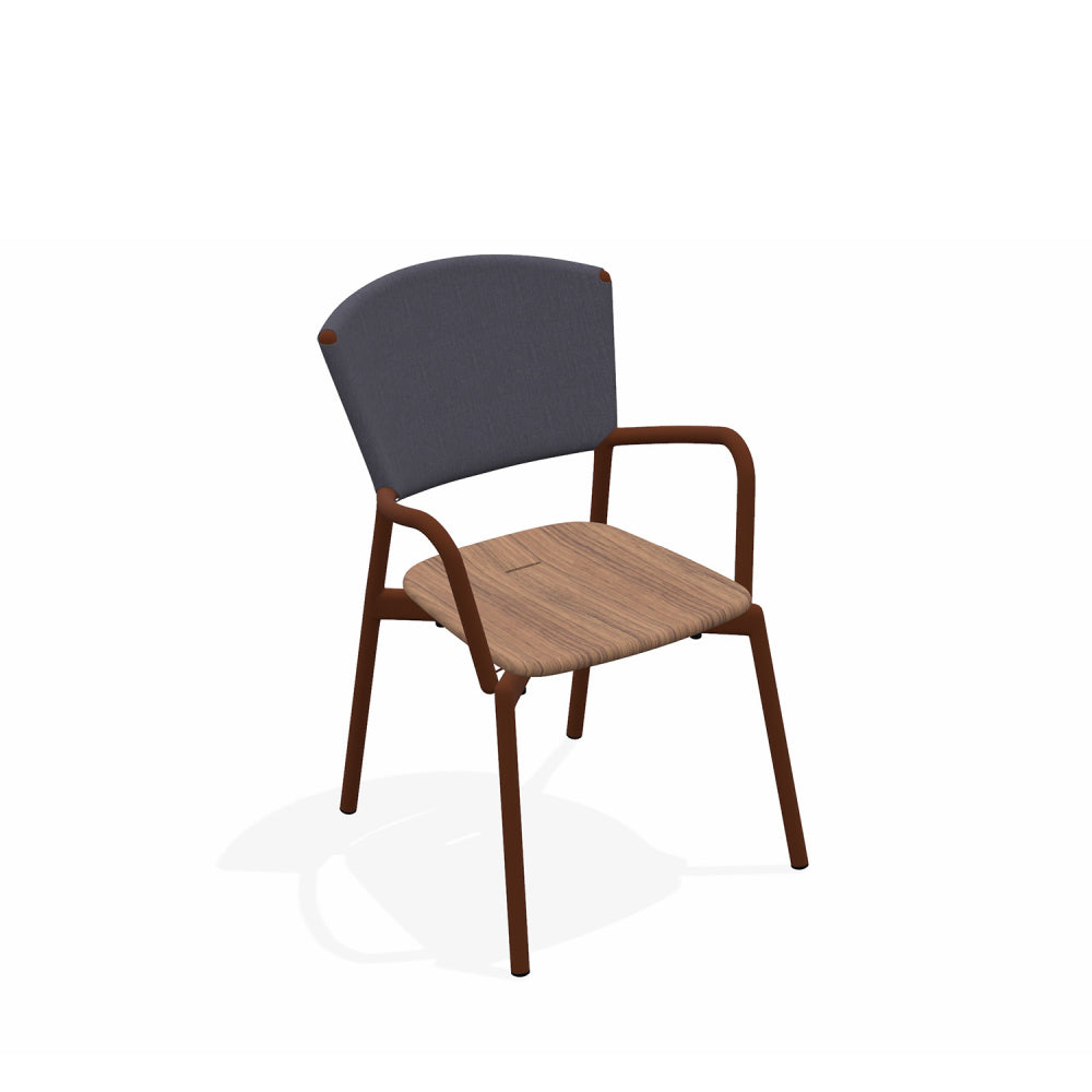 Piper 021 Stackable Dining Armchair - Zzue Creation
