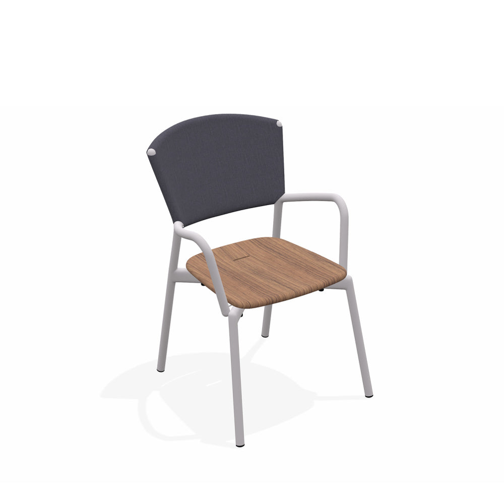 Piper 021 Stackable Dining Armchair - Zzue Creation