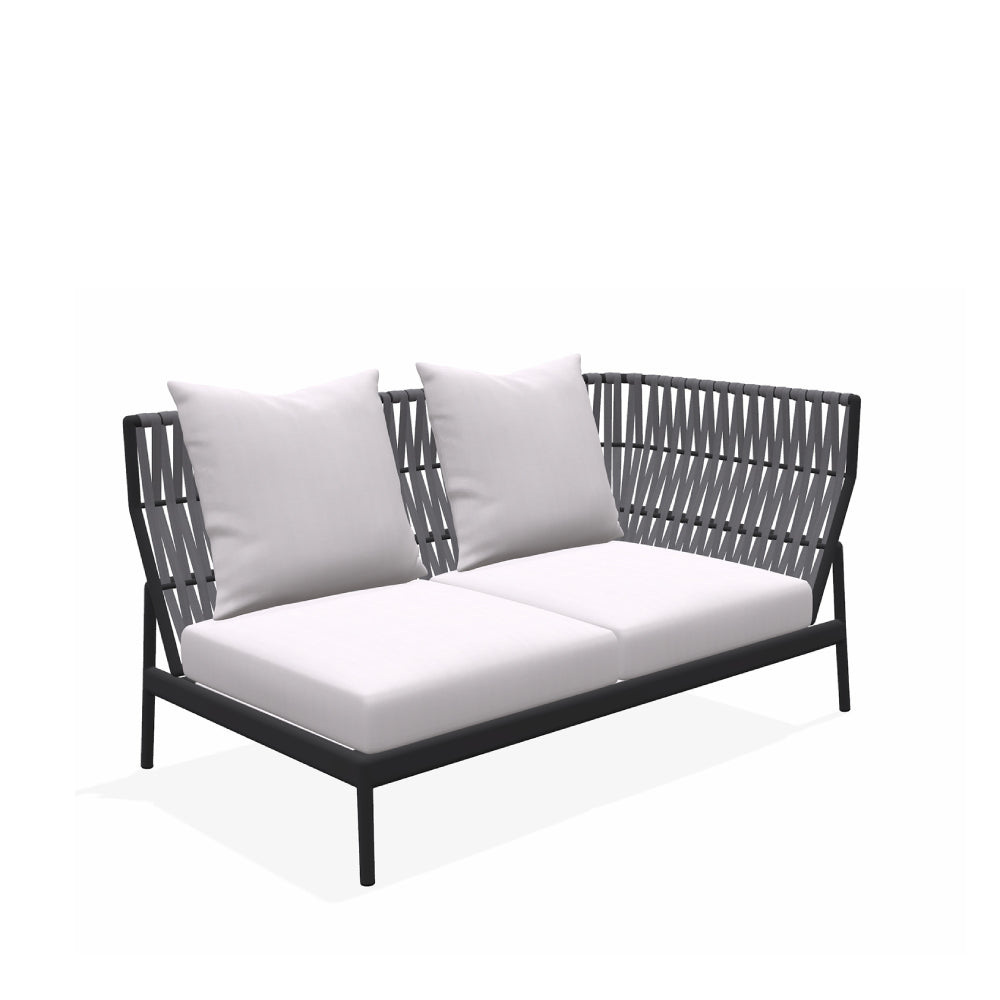 Piper 105 Sectional Two Seater Sofa with Left Arm - Zzue Creation