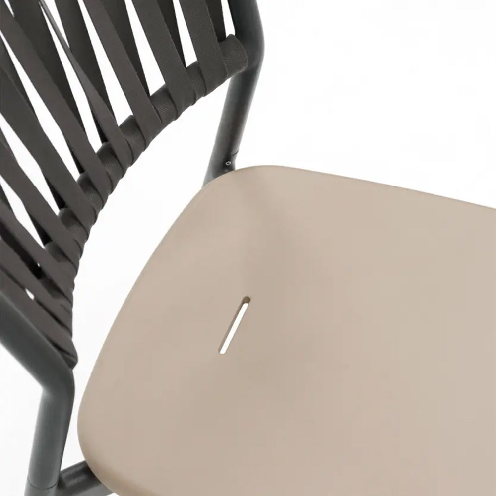 Piper 120 Stackable Dining Side Chair without Arm - Zzue Creation