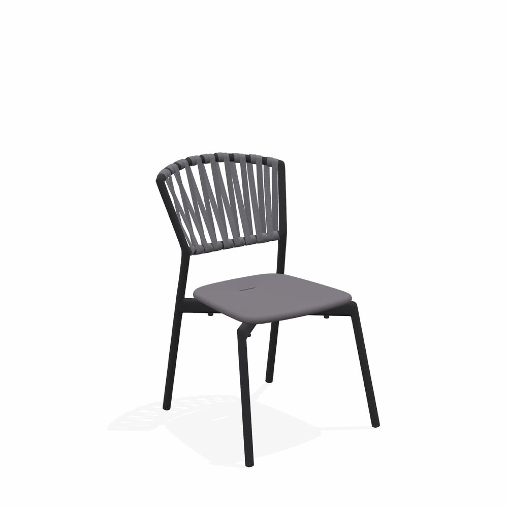 Piper 120 Stackable Dining Side Chair without Arm - Zzue Creation