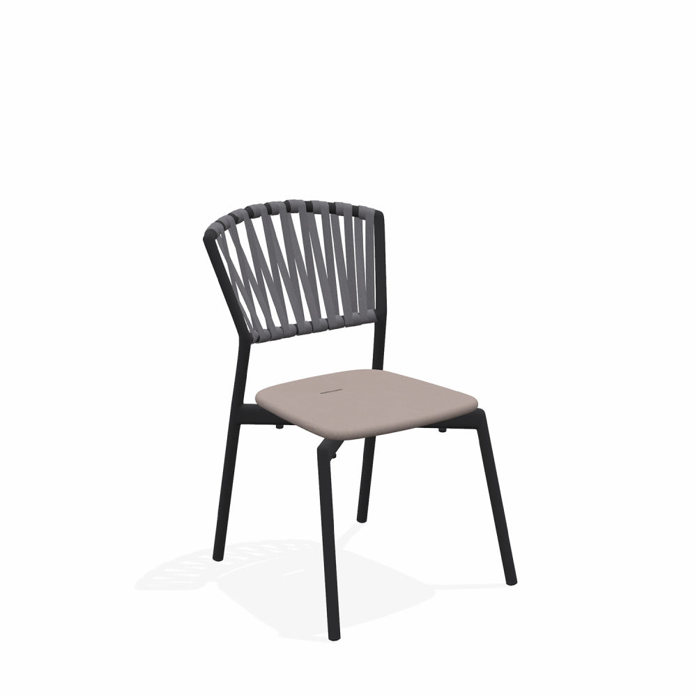 Piper 120 Stackable Dining Side Chair without Arm - Zzue Creation