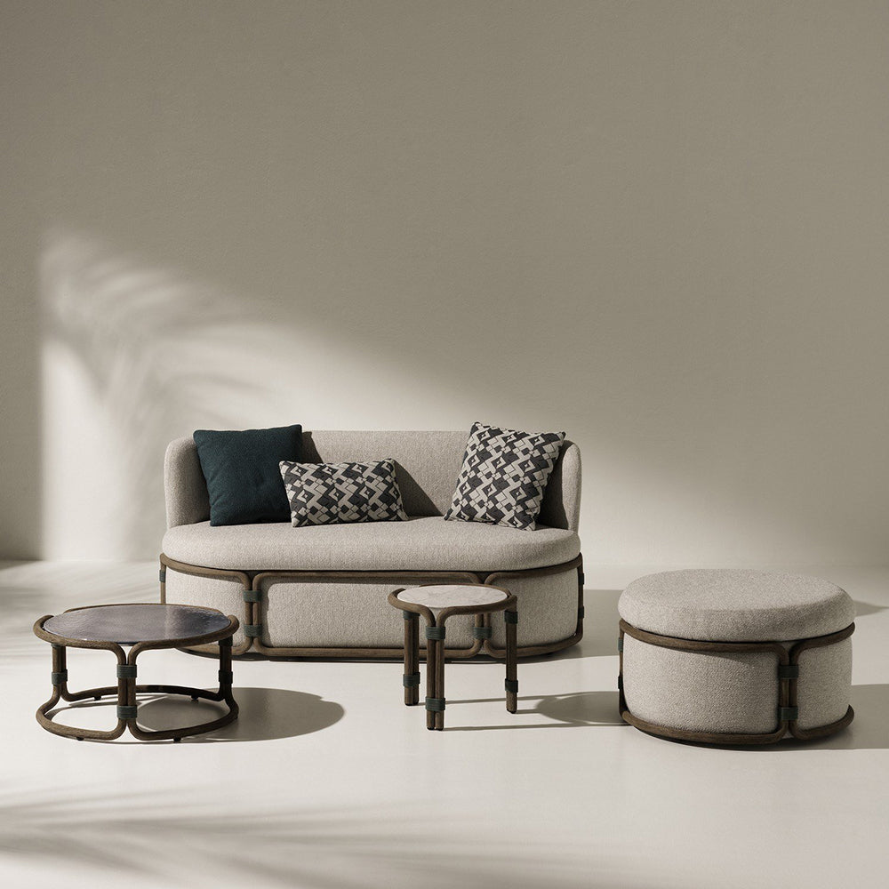 Rotin Ottoman - Zzue Creation