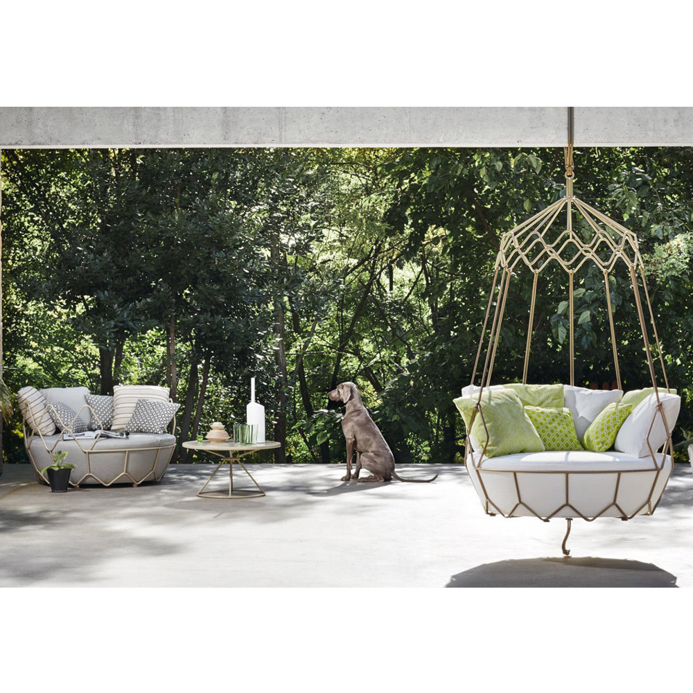 Gravity Round Coffee Table with Cone Frame - Zzue Creation