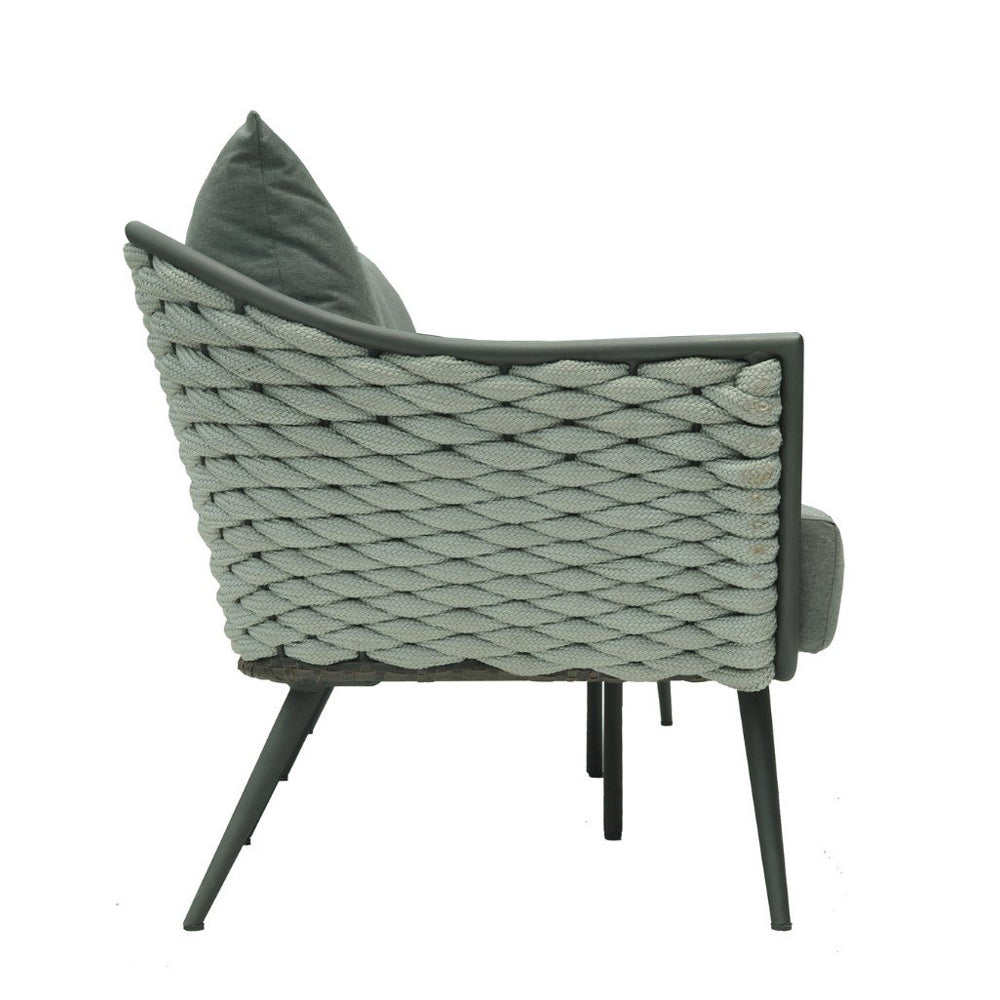 Serpent Loveseat Two Seater Arm Sofa - Zzue Creation