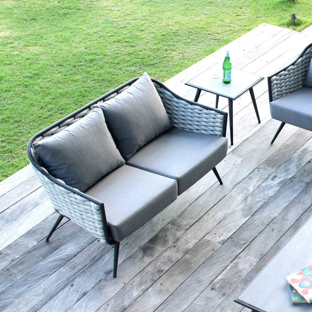 Serpent Loveseat Two Seater Arm Sofa - Zzue Creation