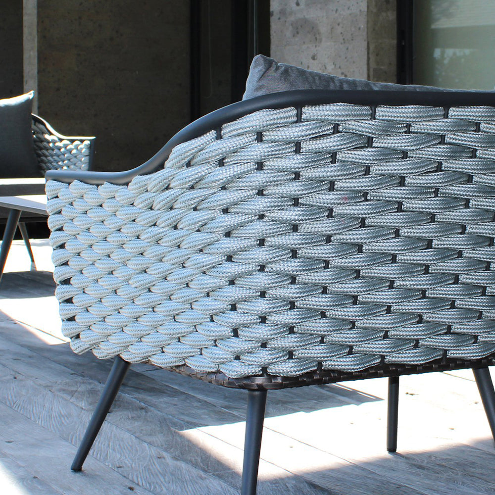 Serpent Loveseat Two Seater Arm Sofa - Zzue Creation