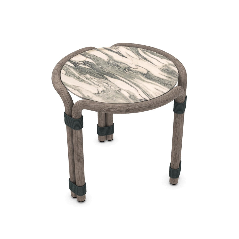 Rotin Small Round Coffee Table - Zzue Creation