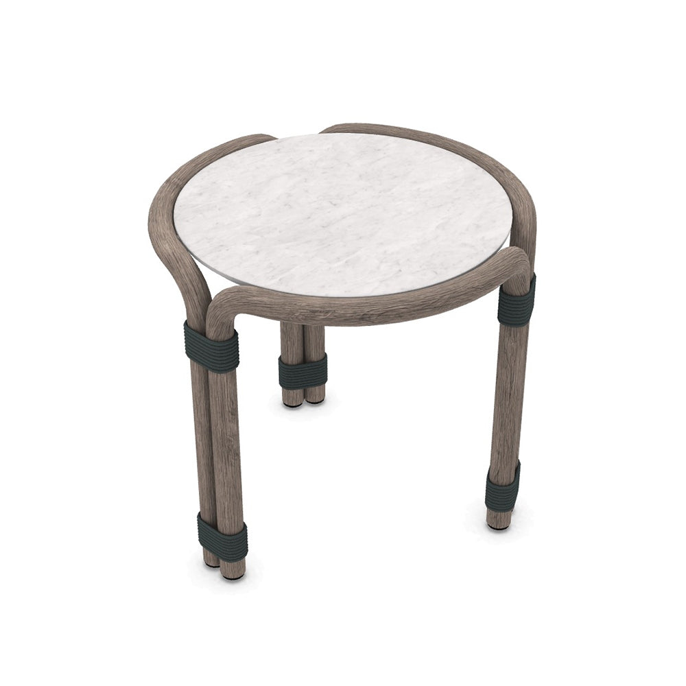 Rotin Small Round Coffee Table - Zzue Creation