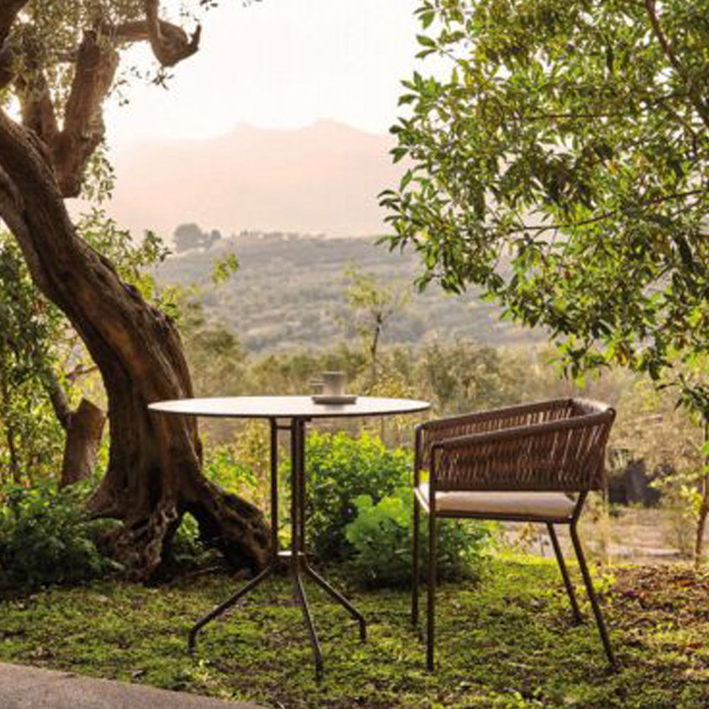 Weave Low Back Dining Armchair - Zzue Creation