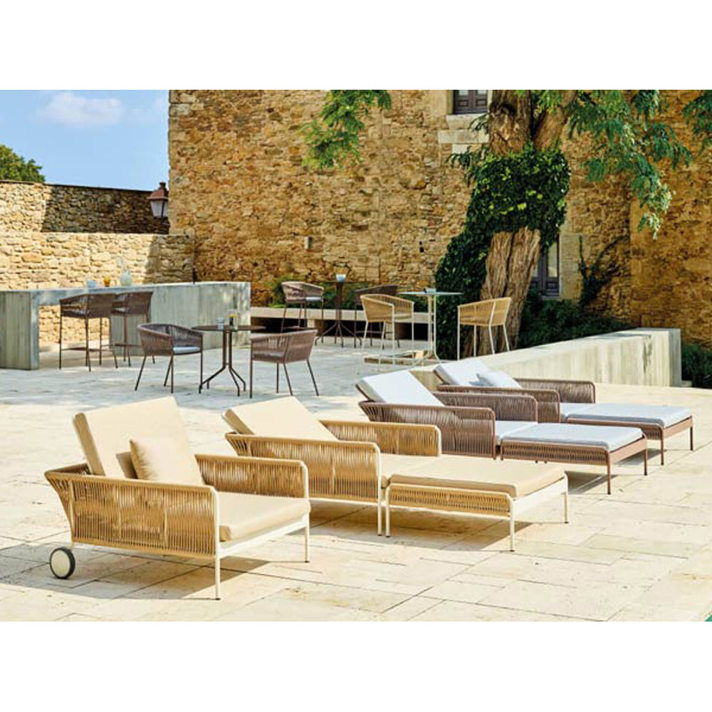 Weave Reclining Single Seater Armchair with Wheels - Zzue Creation