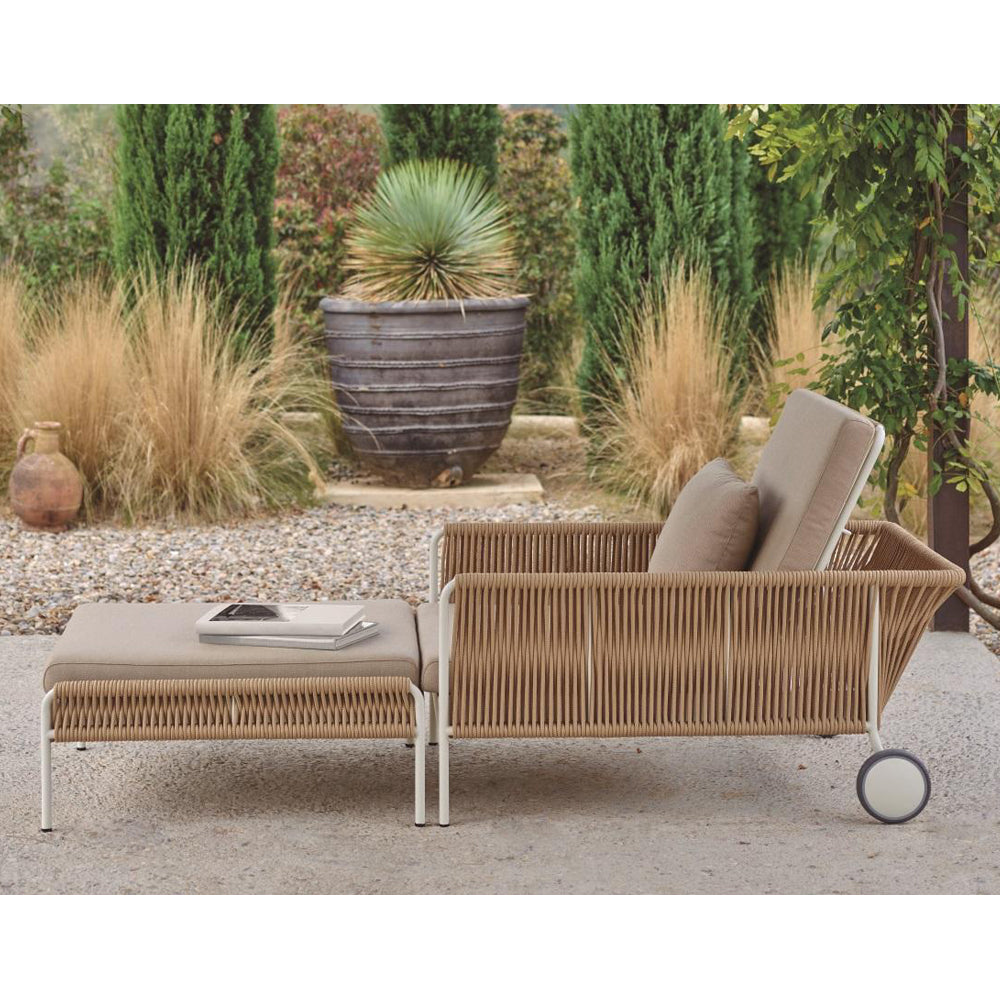 Weave Reclining Single Seater Armchair with Wheels - Zzue Creation