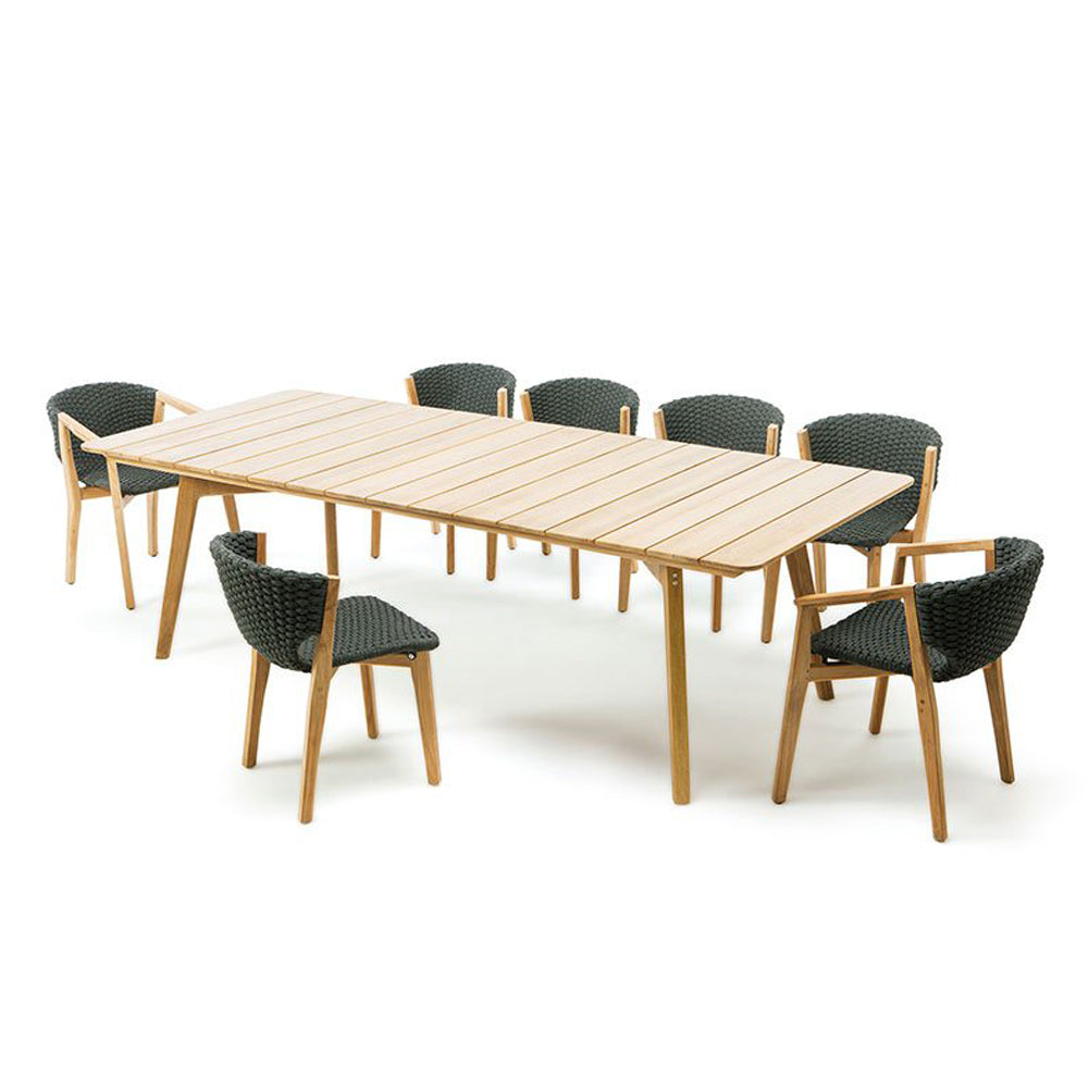 Knit XL Rectangular Dining Table - Zzue Creation