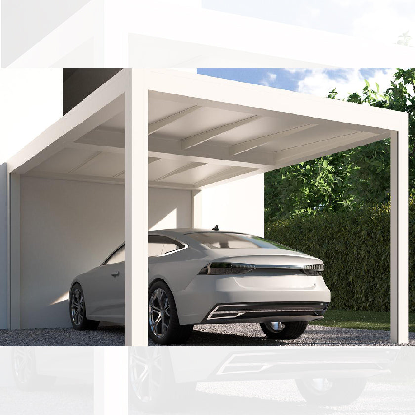 B700 Glass Roof Pergola - Zzue Creation
