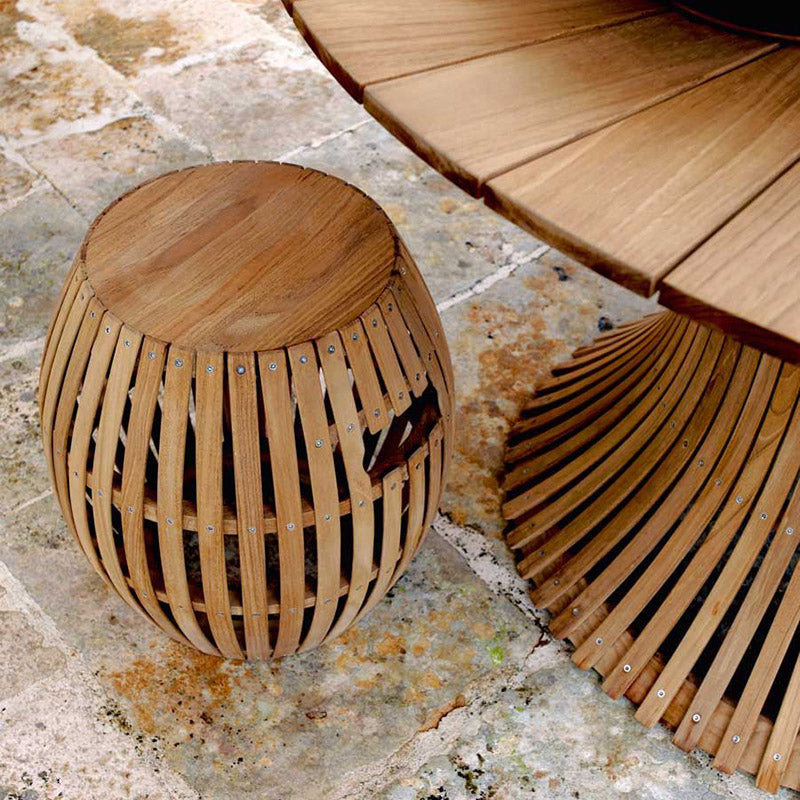 Swing Teak Stool - Zzue Creation