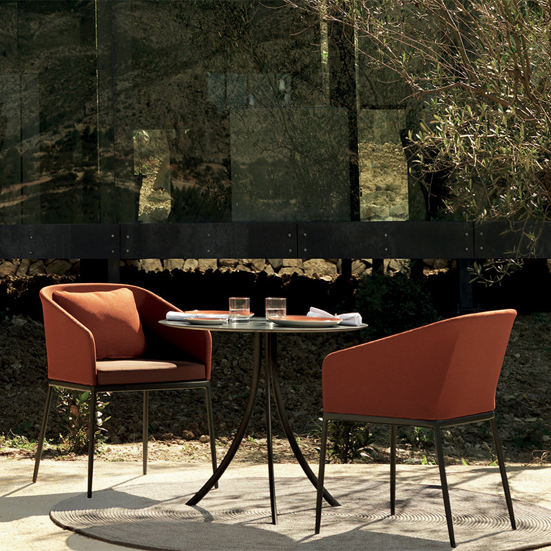 Bistro Dining Table With Round Top R70 - Zzue Creation