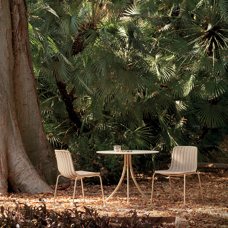 Bistro Dining Table With Round Top R70 - Zzue Creation