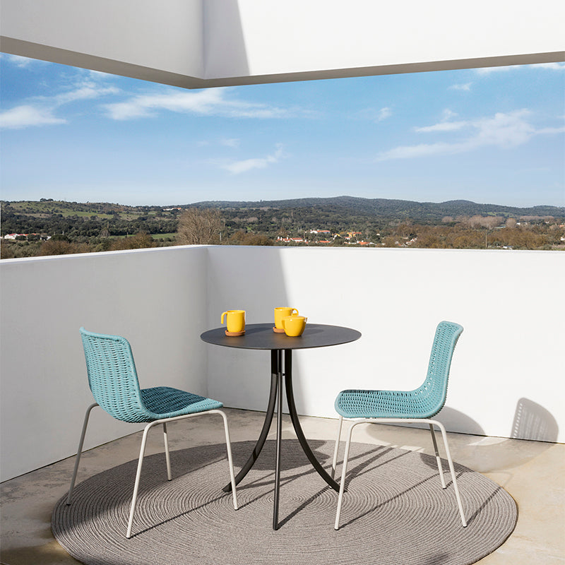 Bistro Dining Table With Round Top R70 - Zzue Creation